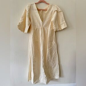 Louise Misha Embroidered Ilana Dress - Cream